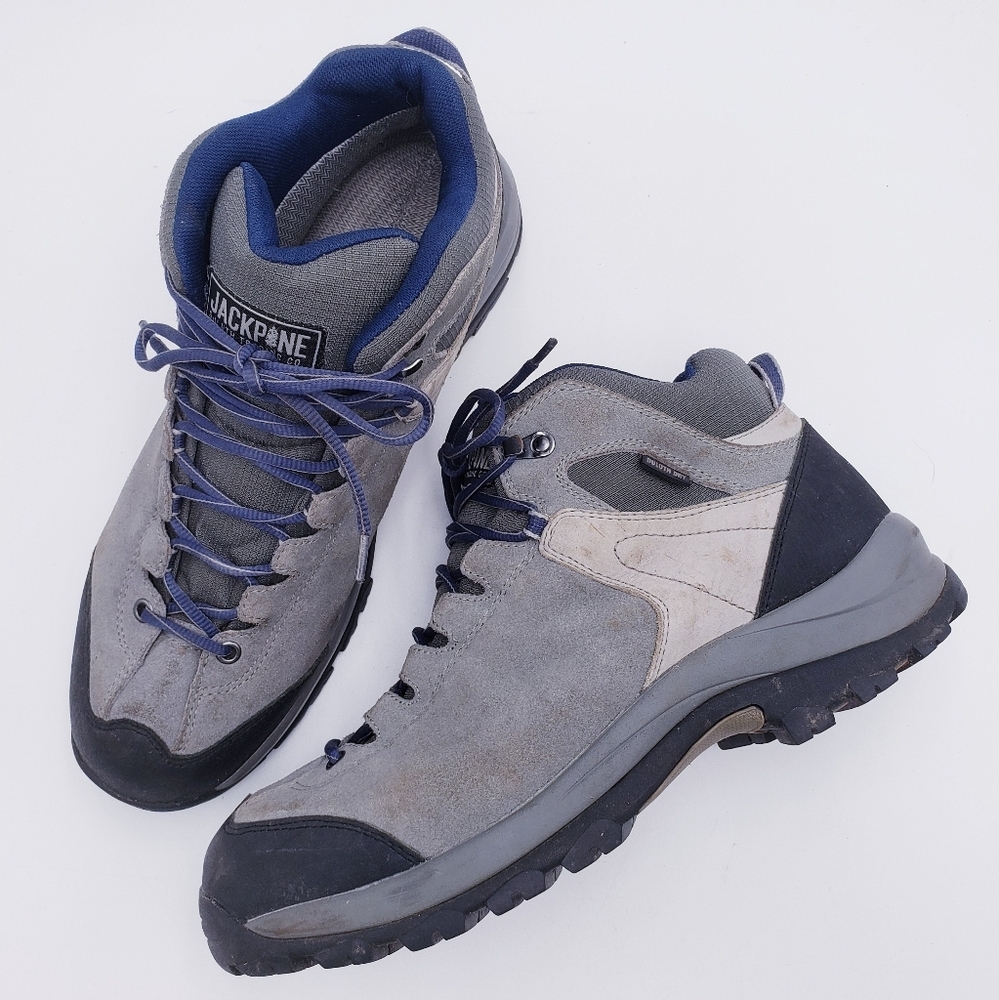 Duluth Trading Co Jackpine Hiker‎ Boots Ankle Waterproof Gray Men's Size 13
